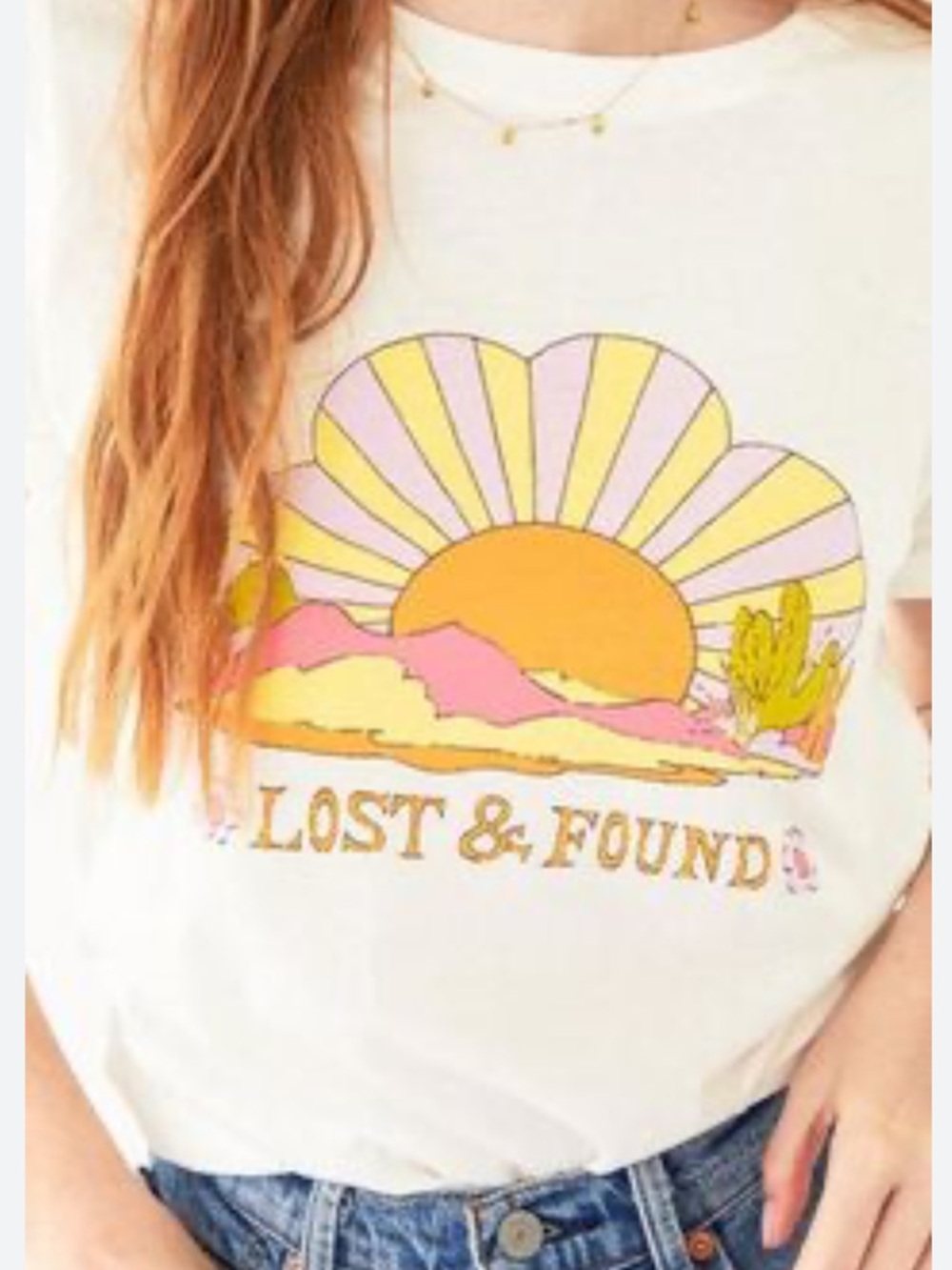 NWT Ban.do Lost & Found Tee